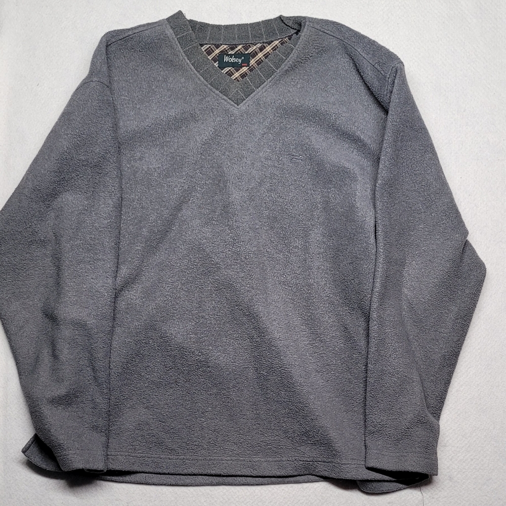 Wolsey fleece sweater men's large